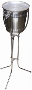 Stainless Steel Folding Ice Bucket Stand